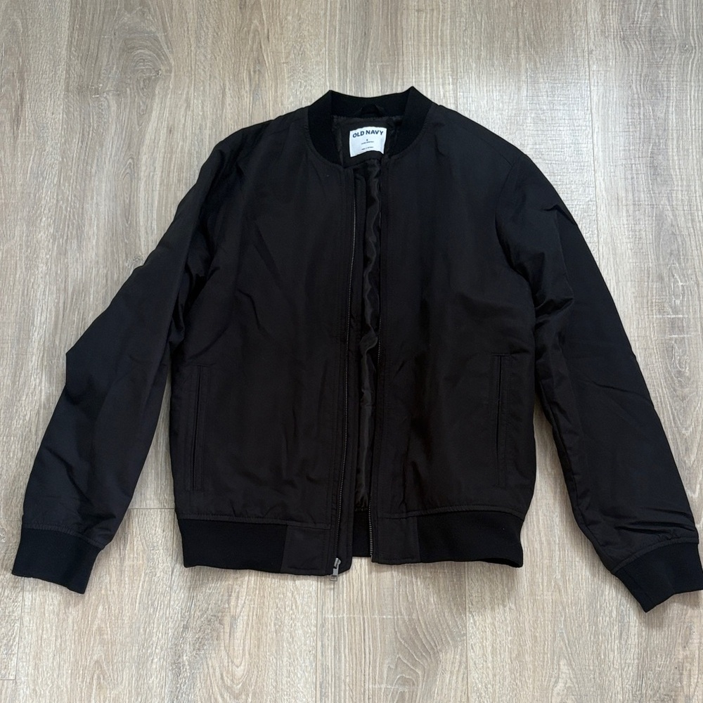 Old Navy Black Men's Bomber Jacket
